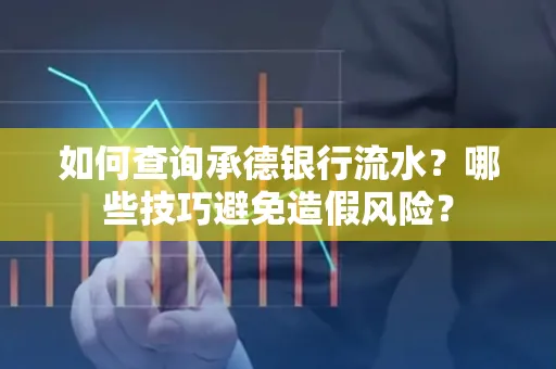 如何查询承德银行流水？哪些技巧避免造假风险？